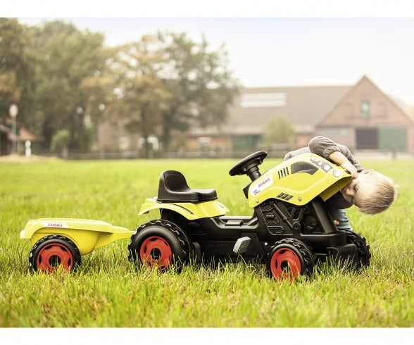 SMOBY CLAAS FARMER XL TRACTOR+TRAILER