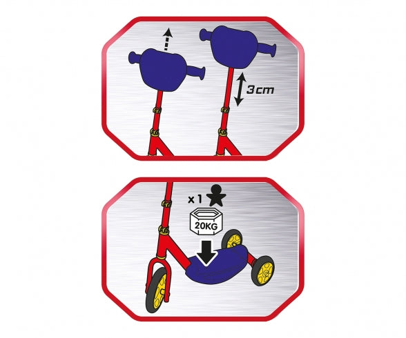 SMOBY CARS 3W SCOOTER