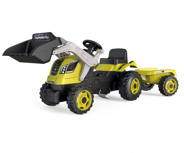 SMOBY Farmer Max Tractor + Trailer