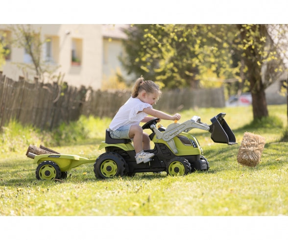 SMOBY Farmer Max Traktor + Anhänger