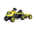 SMOBY Smoby Farmer XL Green tractor + trailer