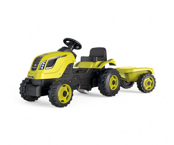 SMOBY Smoby Farmer XL Green tractor + trailer
