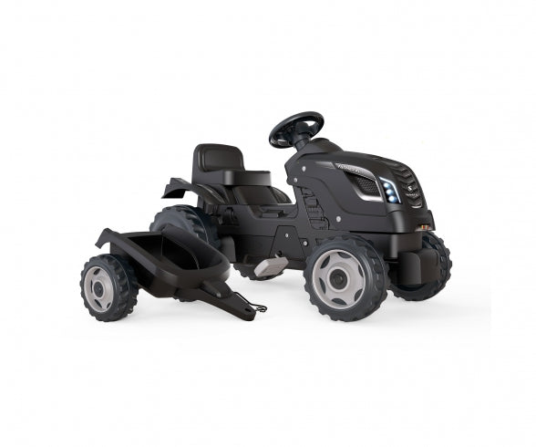 SMOBY Smoby Farmer XL Traktor + Anhänger Schwarz