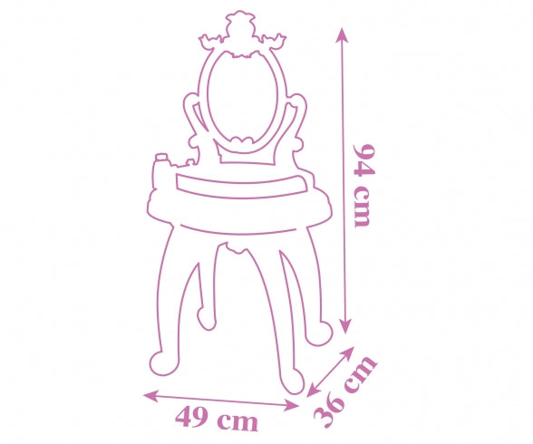 SMOBY Smoby Disney Princess 2 in 1 dressing table