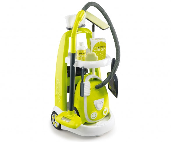 SMOBY Cleaning Trolley + Vacuum Cleaner