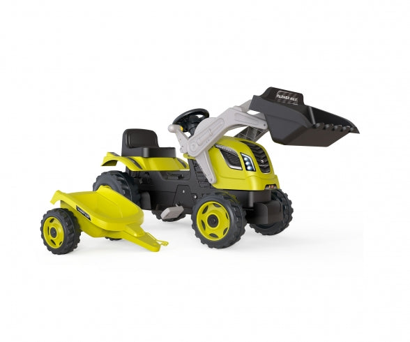 SMOBY Farmer Max Traktor + Anhänger