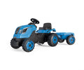 SMOBY Smoby Farmer XL Blauer Traktor + Anhänger