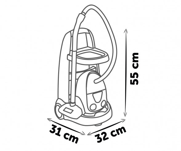 SMOBY Cleaning trolley + vacuum cleaner