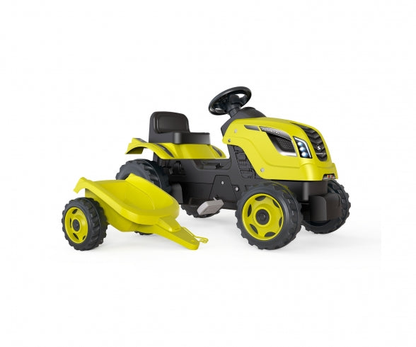 SMOBY Smoby Farmer XL Green tractor + trailer