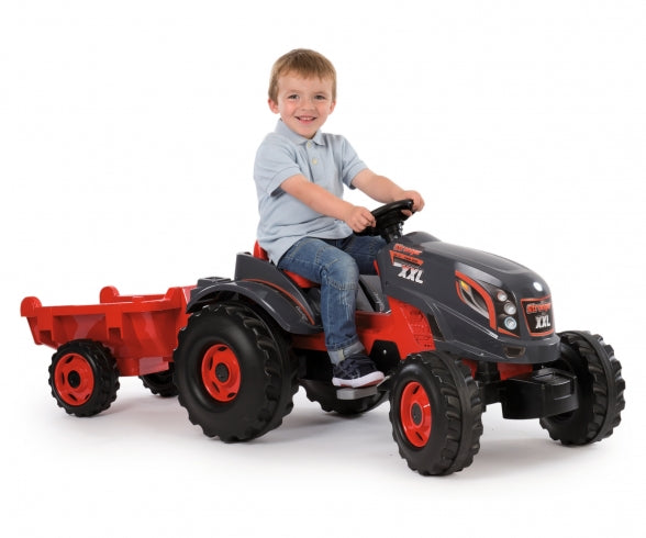 SMOBY Stronger Xxl Tractor + Trailer