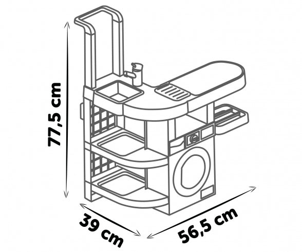 SMOBY Smoby Rowenta Wash&Clean Wäsche