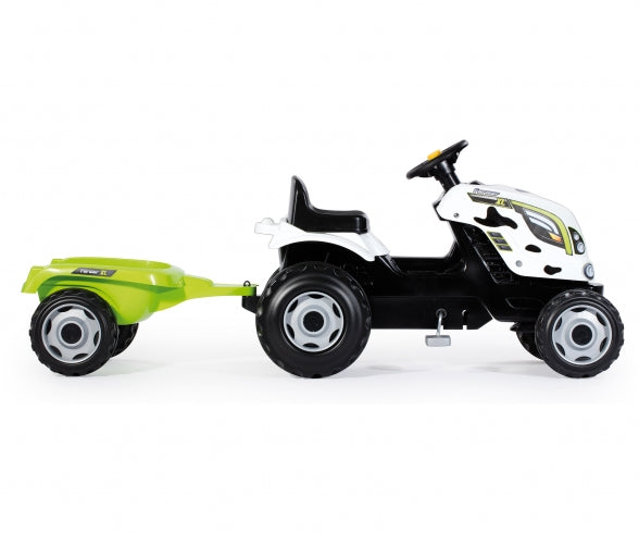 SMOBY Farmer Xl Cow Tractor + Trailer
