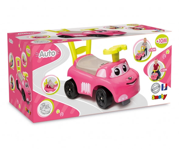 SMOBY AUTO RIDE-ON PINK