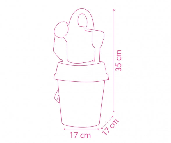 SMOBY Minnie Medium Garnished Bucket