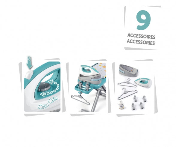 SMOBY Smoby Ironing board + stream iron