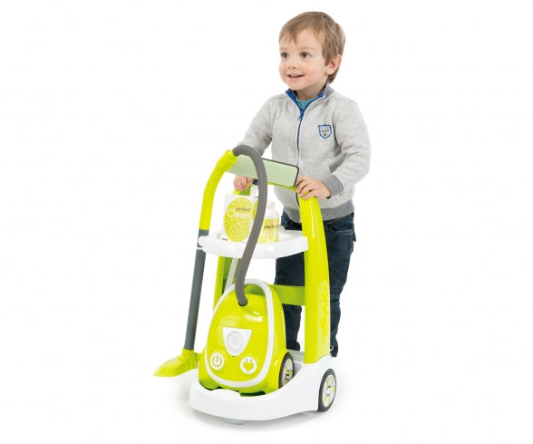 SMOBY Cleaning Trolley + Vacuum Cleaner