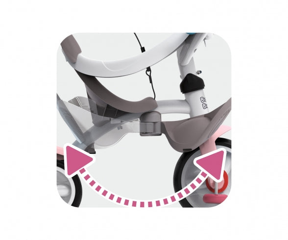 SMOBY BABY BALADE PLUS TRICYCLE PINK