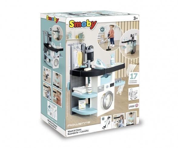 SMOBY Smoby Rowenta Wash&Clean Wäsche
