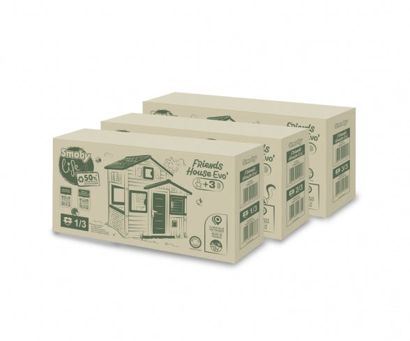 SMOBY Smoby Life Spielhaus Evo Friends