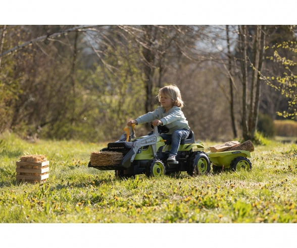 SMOBY Farmer Max Traktor + Anhänger