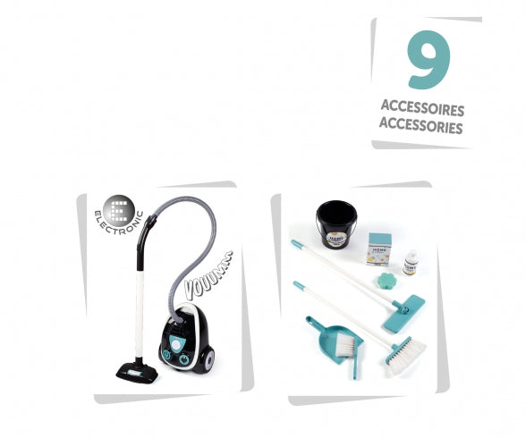 SMOBY Cleaning trolley + vacuum cleaner