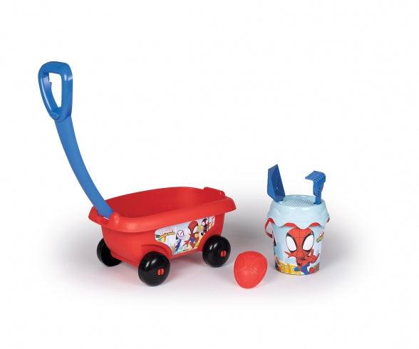 SMOBY SPIDEY GARNISHED BEACH CART