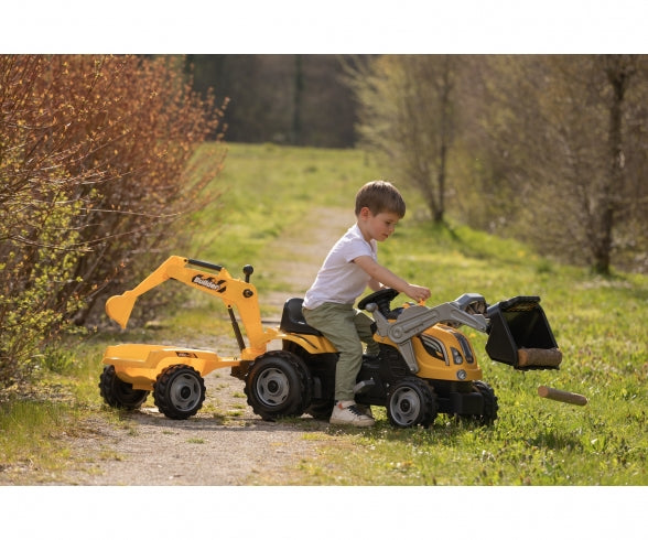 SMOBY Smoby Builder Max Traktor + Anhänger