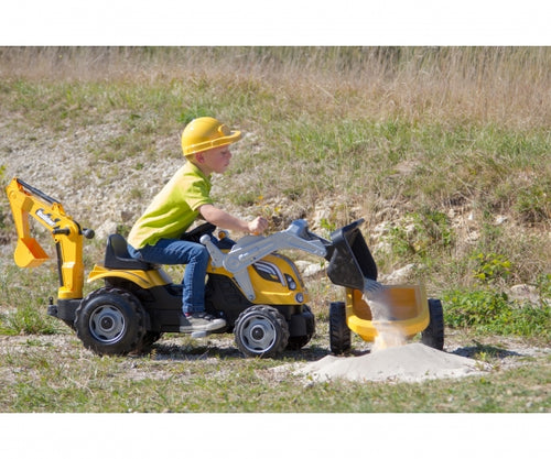 SMOBY Builder Max Tractor + Trailer